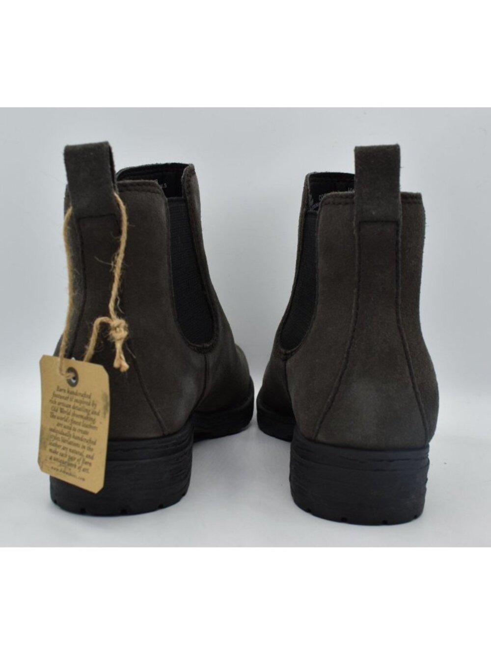 Born Womens Size 7 Cove Dark Grey Suede Chelsea Boots Bootie Shoes - Picture 4 of 15